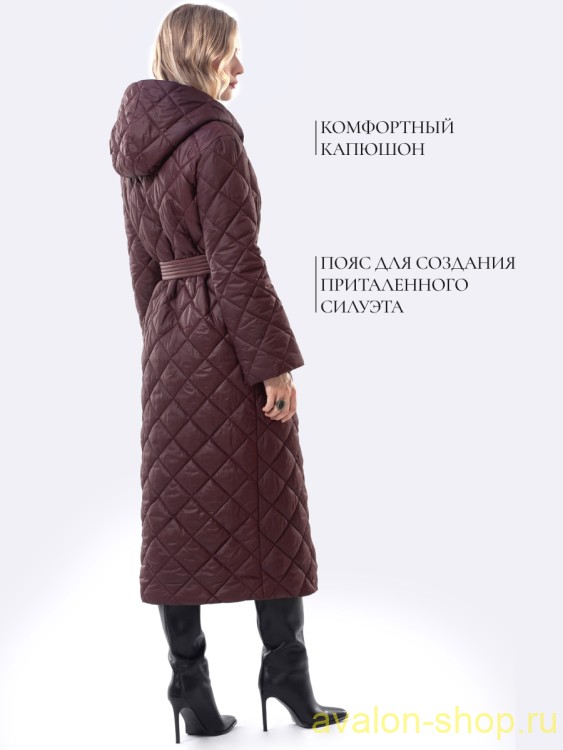 Женский утепленный плащ 3202 СУ120 F50