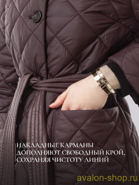 Женский утепленный плащ 3202 СУ120 F50