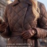 Женский утепленный плащ 3210-1 СУ230 F06