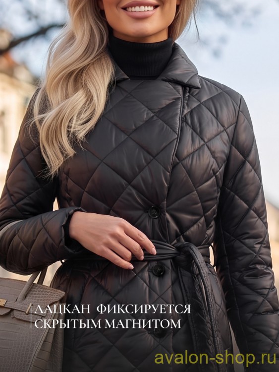 Женский утепленный плащ 3210-1 СУ230 F06