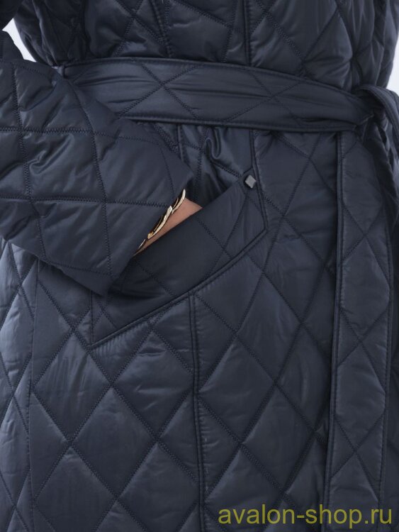 Женский утепленный плащ 2943 СУ140 F4 Plus Size