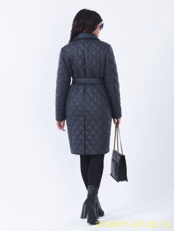 Женский утепленный плащ 2943 СУ140 F4 Plus Size